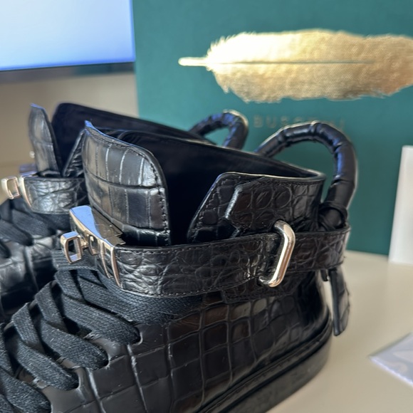 Buscemi/ high top leather / size 41 - Picture 8 of 11